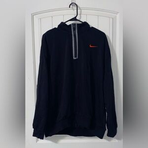 Nike Black Hoodie with Orange Swoosh